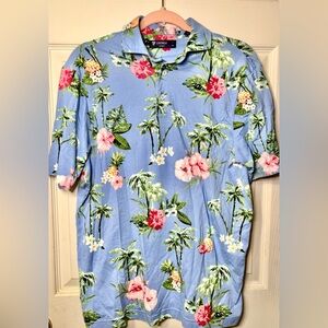 Men’s Cremieux SM Tropical Polo Golf Collar Shirt